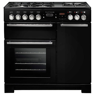 Rangemaster Platinum 90 Dual Fuel Range Cooker Black Rangemaster Platinum 90 Dual Fuel Range Cooker Black